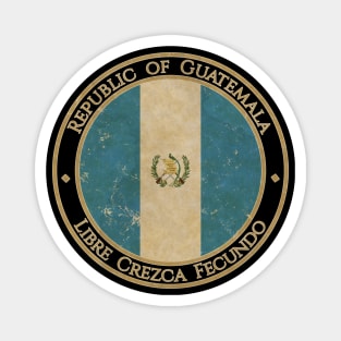 Vintage Republic of Guatemala USA North America United States Flag Magnet